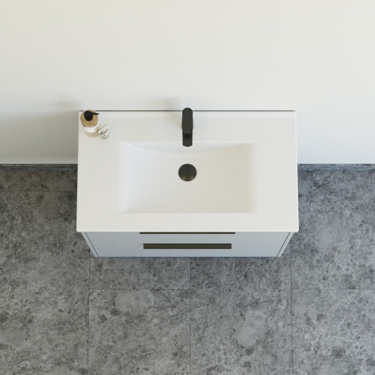 Dansani Mido+ Classic möbelpaket, 81x44 cm, matt ljusblÄ