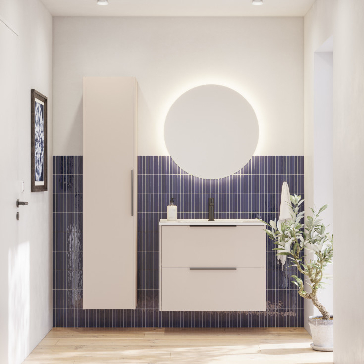 Dansani Mido+ Classic möbelpaket, 81x44 cm, matt beige