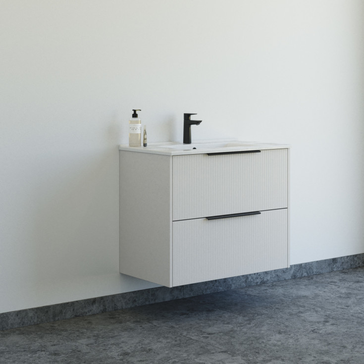 Dansani Mido+ Classic möbelpaket, 81x44 cm, randig matt beige