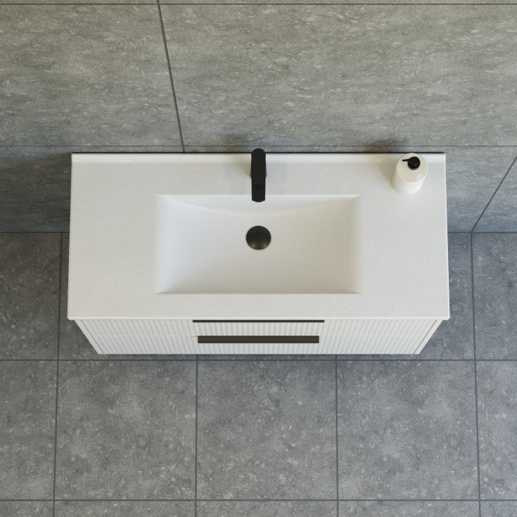 Dansani Mido+ Classic möbelpaket, 101x45,5 cm, randig matt beige