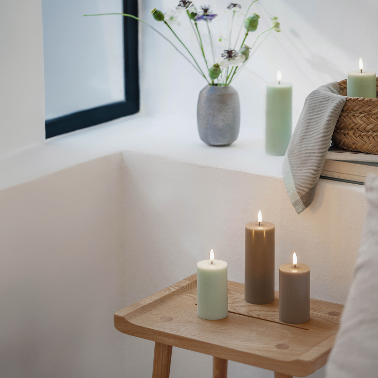 Uyuni LED kubbelys, batteri, grønn