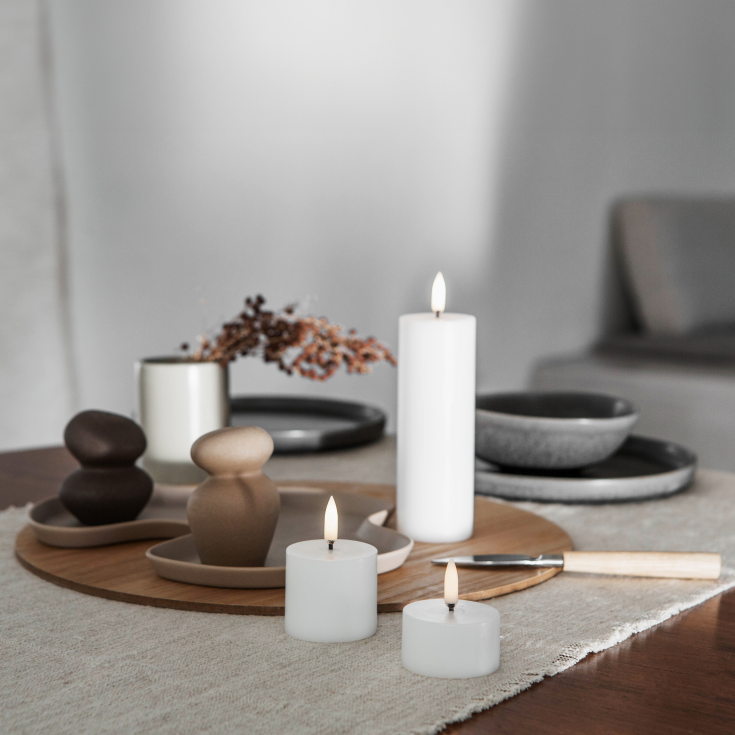 Uyuni LED kubbelys, batteri, hvit