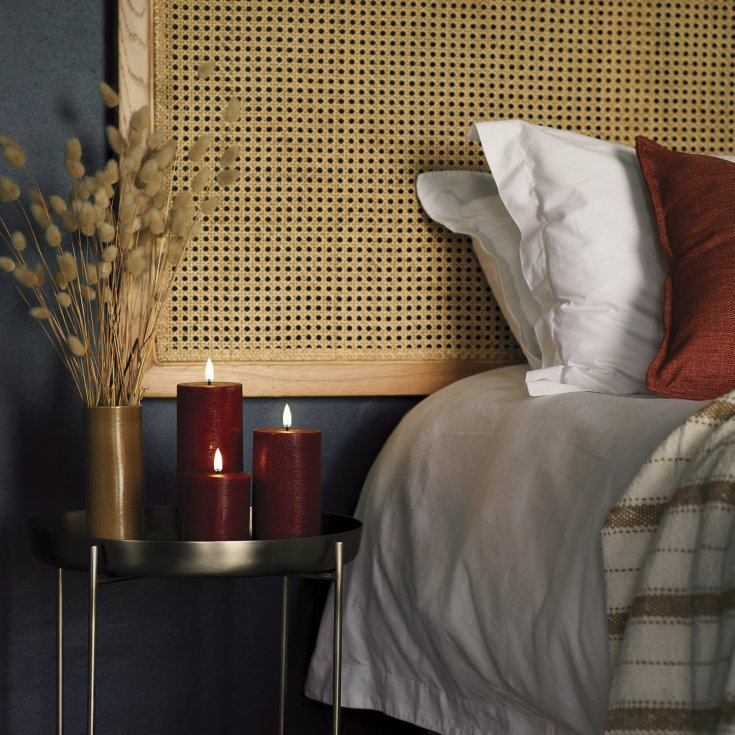 Uyuni LED kubbelys, batteri, rød