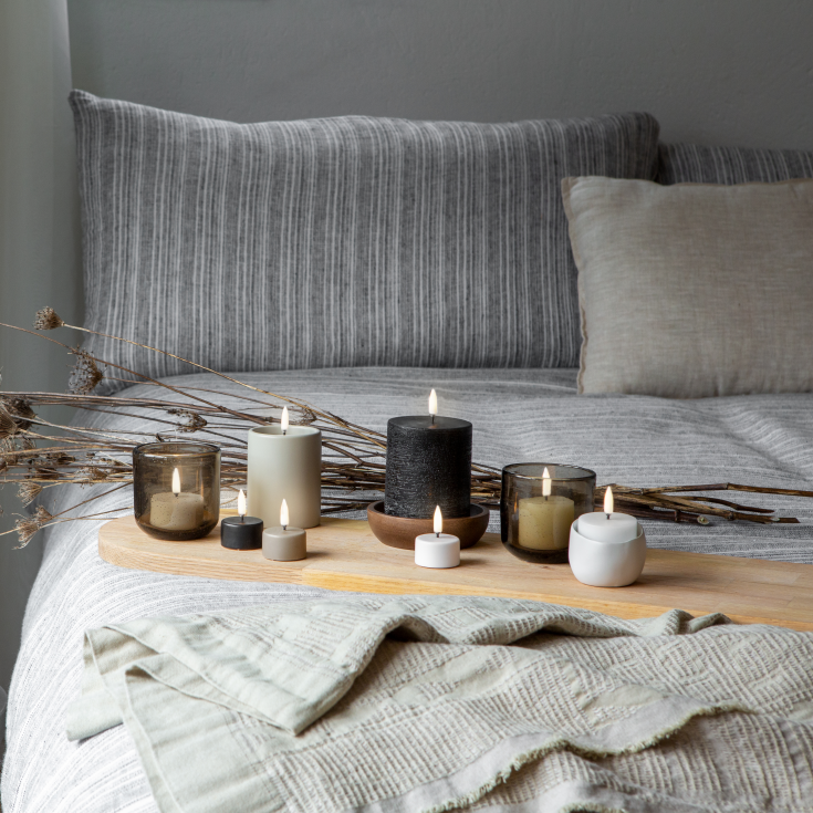 Uyuni LED kubbelys, batteri, råhvit