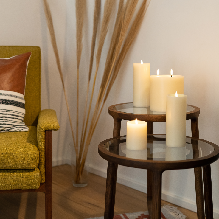 Uyuni LED kubbelys, batteri, råhvit