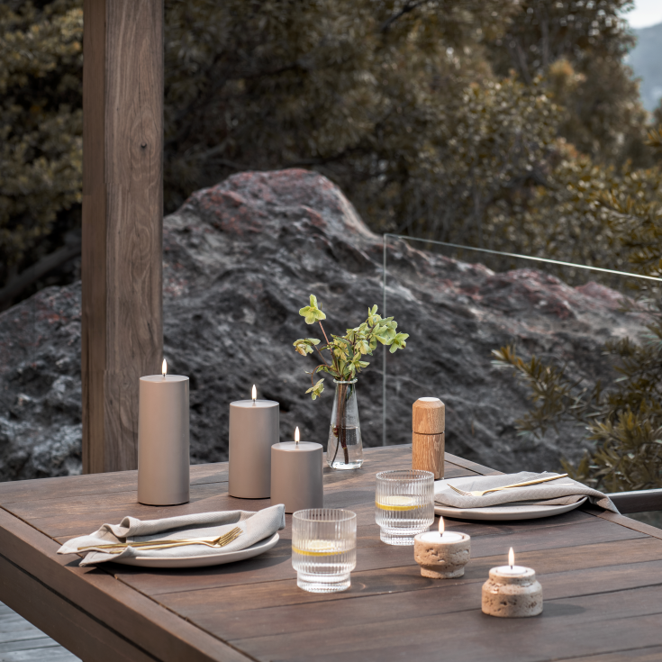 Uyuni LED kubbelys, batteri, hvit