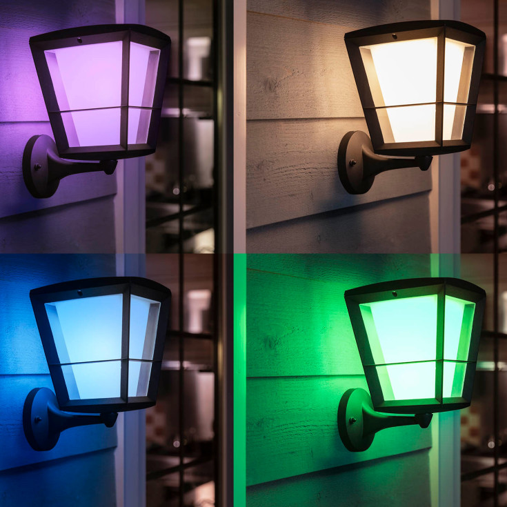 Philips Hue Econic vägglampa utomhus, upp