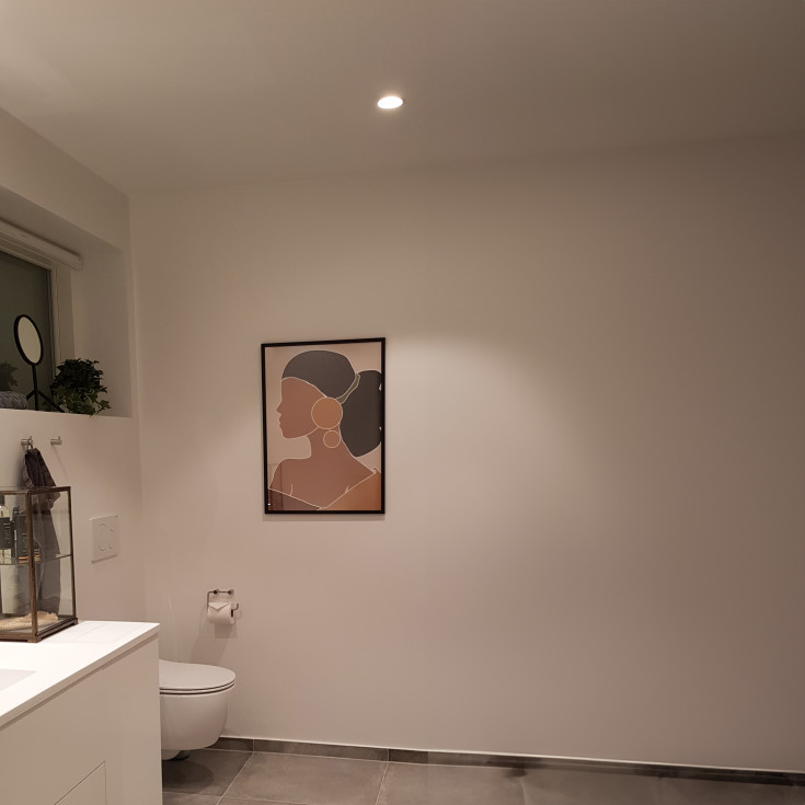 Antidark downlight, 2700K, svart