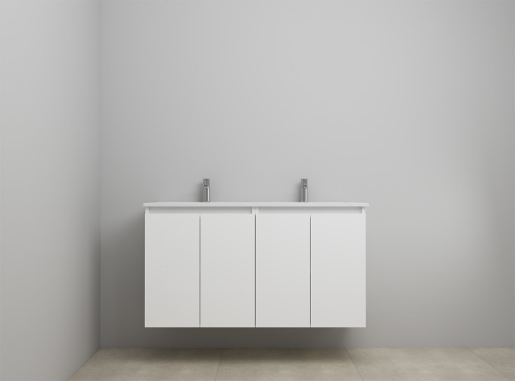 Sanibell Online möbelpaket, 121x46 cm, vit högglans