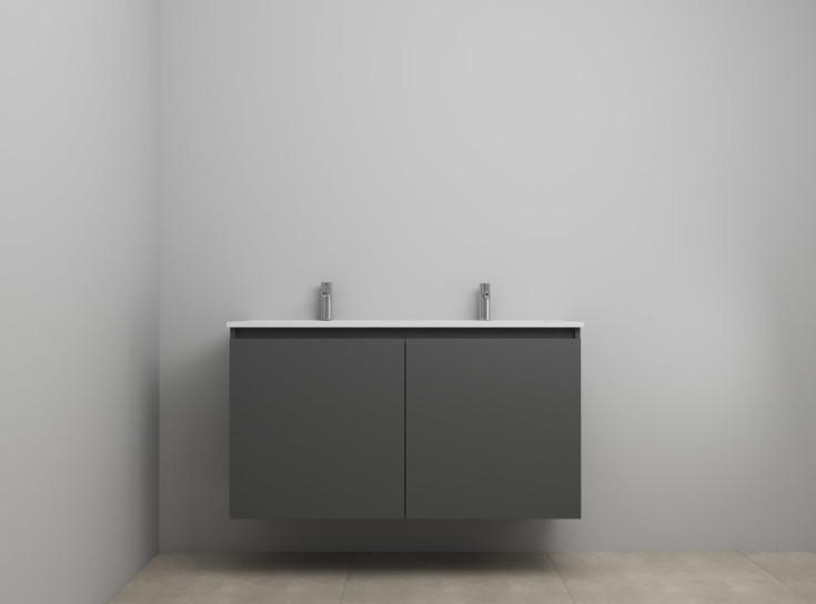 Sanibell Online möbelpaket, omonterad, 121x46 cm, matt antracit