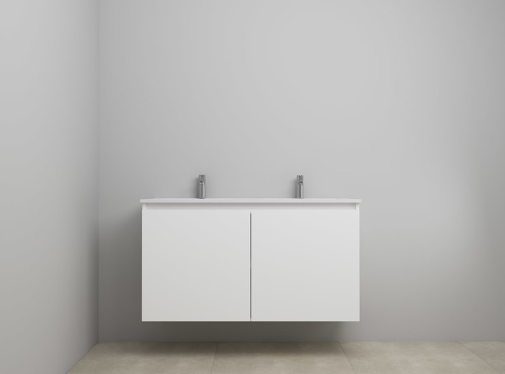 Sanibell Online møbelpakke, usamlet, 121x46 cm, matt hvit