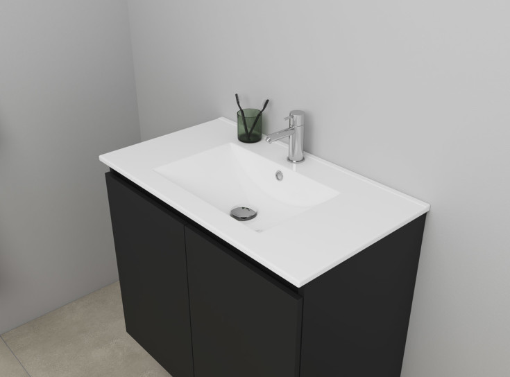 Sanibell Online möbelpaket, omonterad, 81x46 cm, matt svart