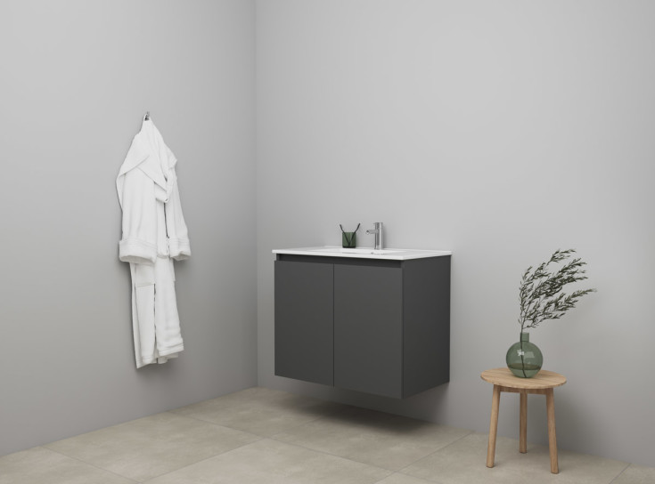 Sanibell Online möbelpaket, omonterad, 81x46 cm, matt antracit