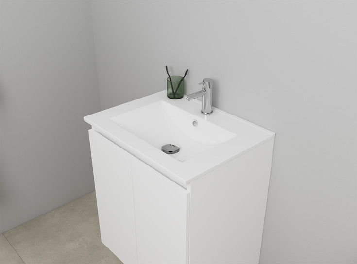 Sanibell Online møbelpakke, usamlet, 61x46 cm, matt hvit