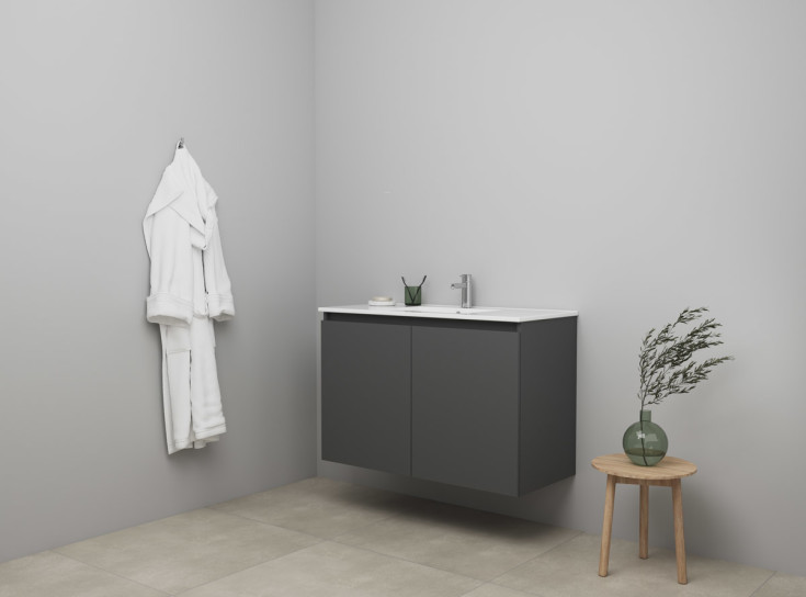 Sanibell Online möbelpaket, omonterad, 101x46 cm, matt antracit