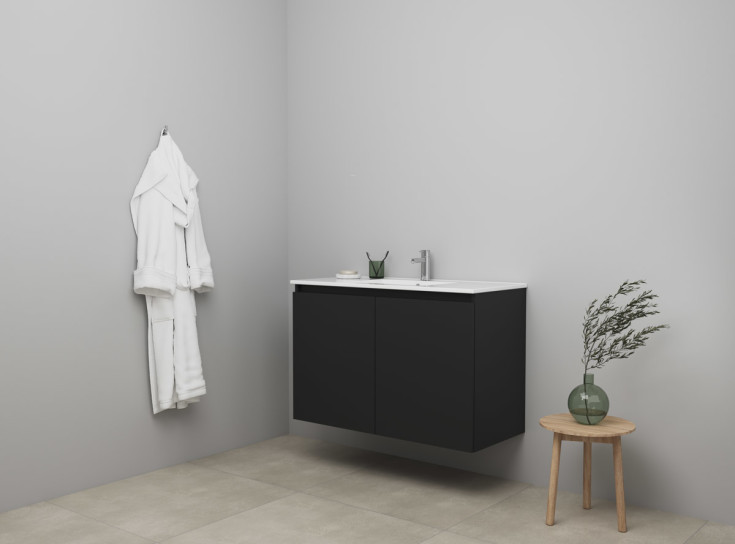 Sanibell Online möbelpaket, 101x46 cm, matt svart