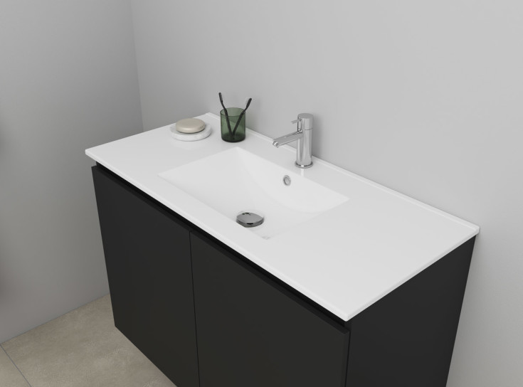 Sanibell Online möbelpaket, 101x46 cm, matt svart