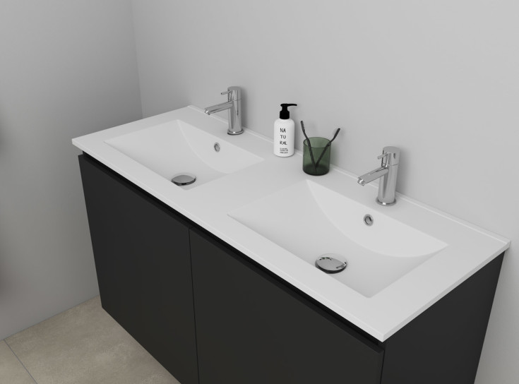 Sanibell Online møbelpakke, 121x46 cm, matt svart