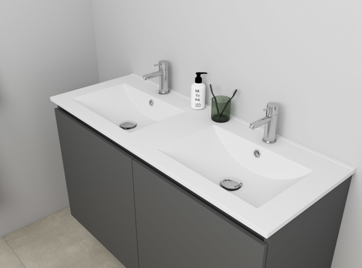 Sanibell Online möbelpaket, 121x46 cm, matt antracit