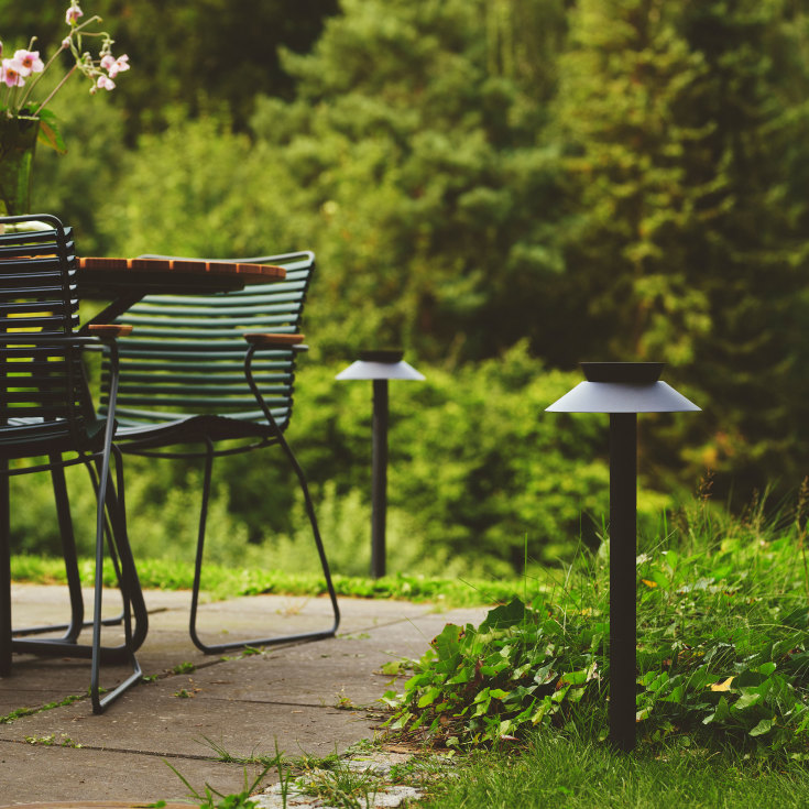 Nordlux Justina trädgårdslampa solcell, svart