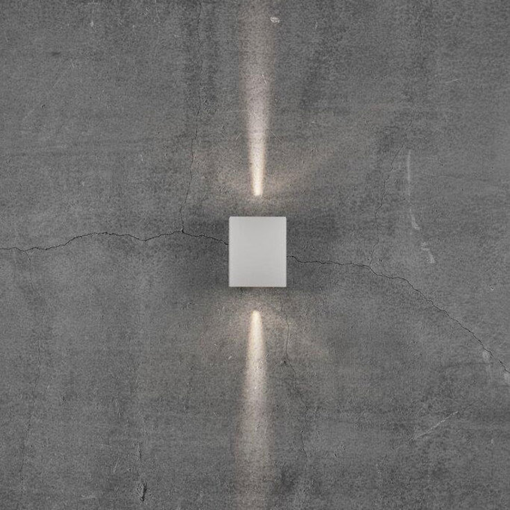 Nordlux Canto Kubi 2 udendørs væglampe, hvid