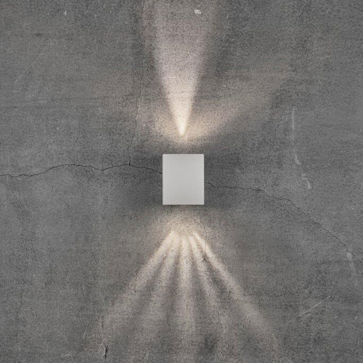 Nordlux Canto Kubi 2 udendørs væglampe, hvid