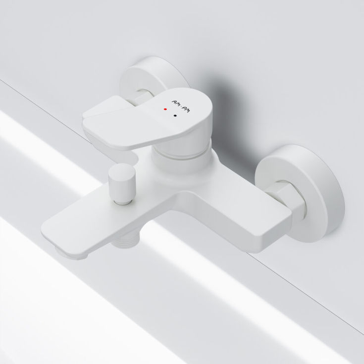 AM.PM X-Joy badkarsblandare, matt vit