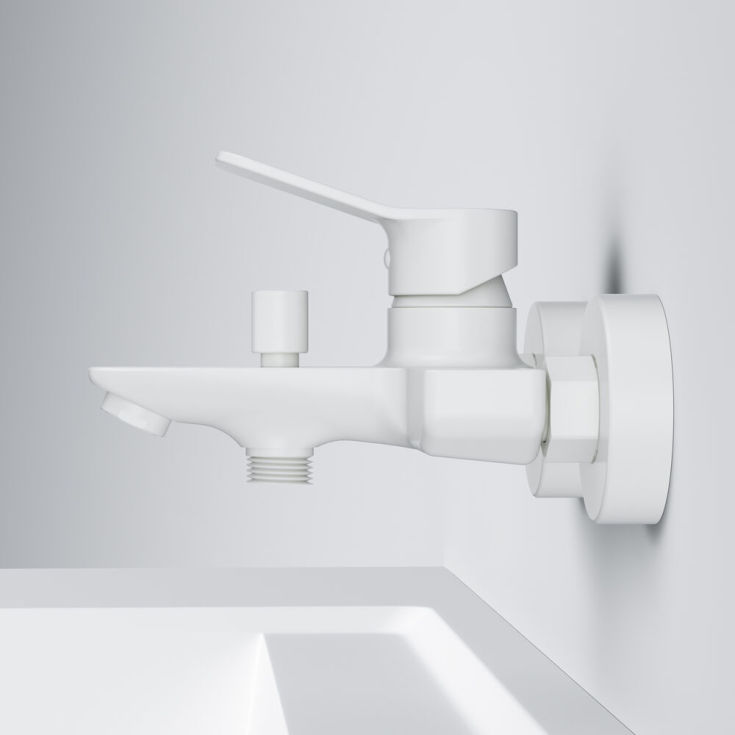 AM.PM X-Joy badkarsblandare, matt vit