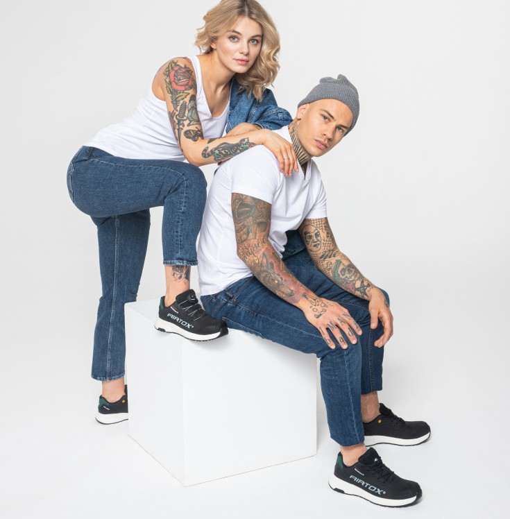 Airtox FL4 skyddsskor S3, svart, st 43