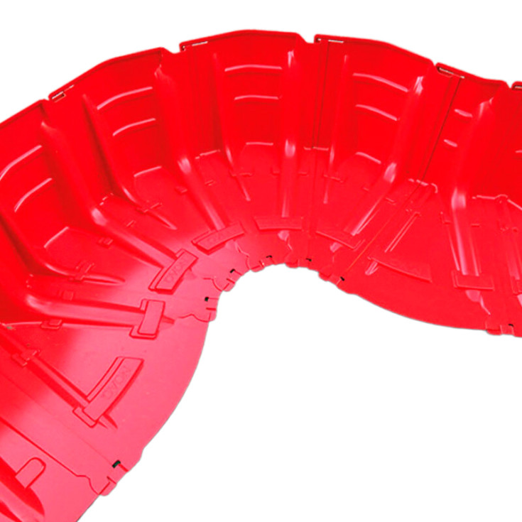 Durango vattenbarriär, hörn, röd