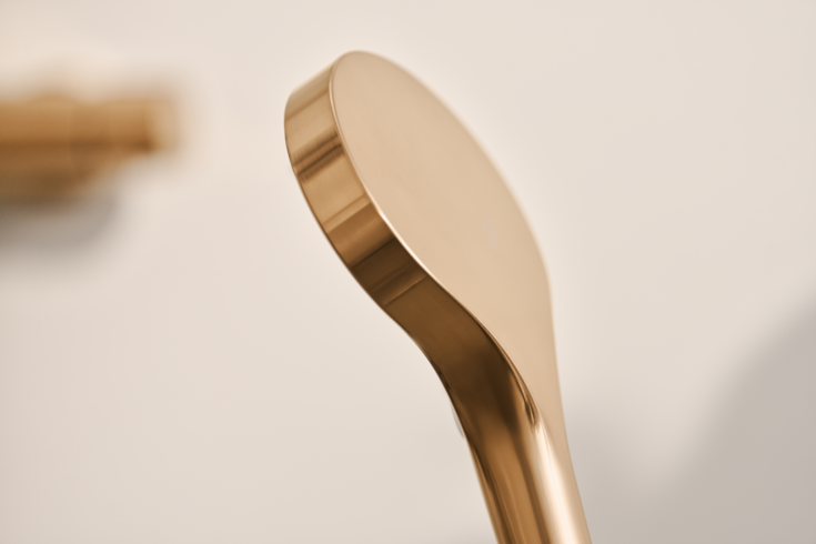 Oras Optima Style duschset, vattenbesparande, mässing