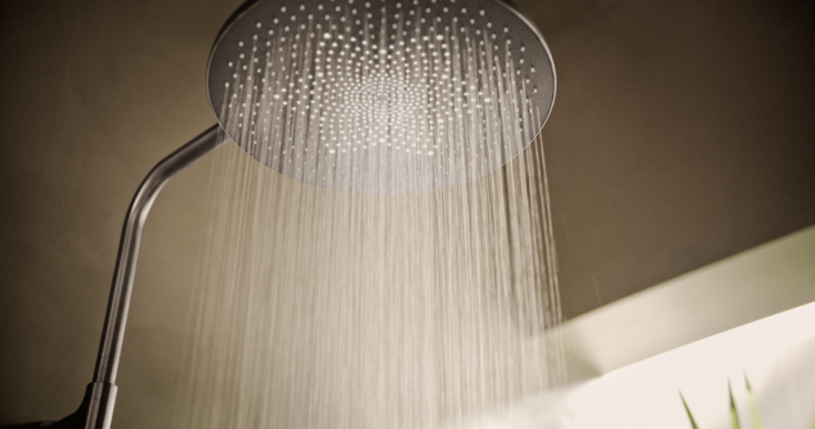 Oras Aurelia dusjsett, vannbesparende, stål