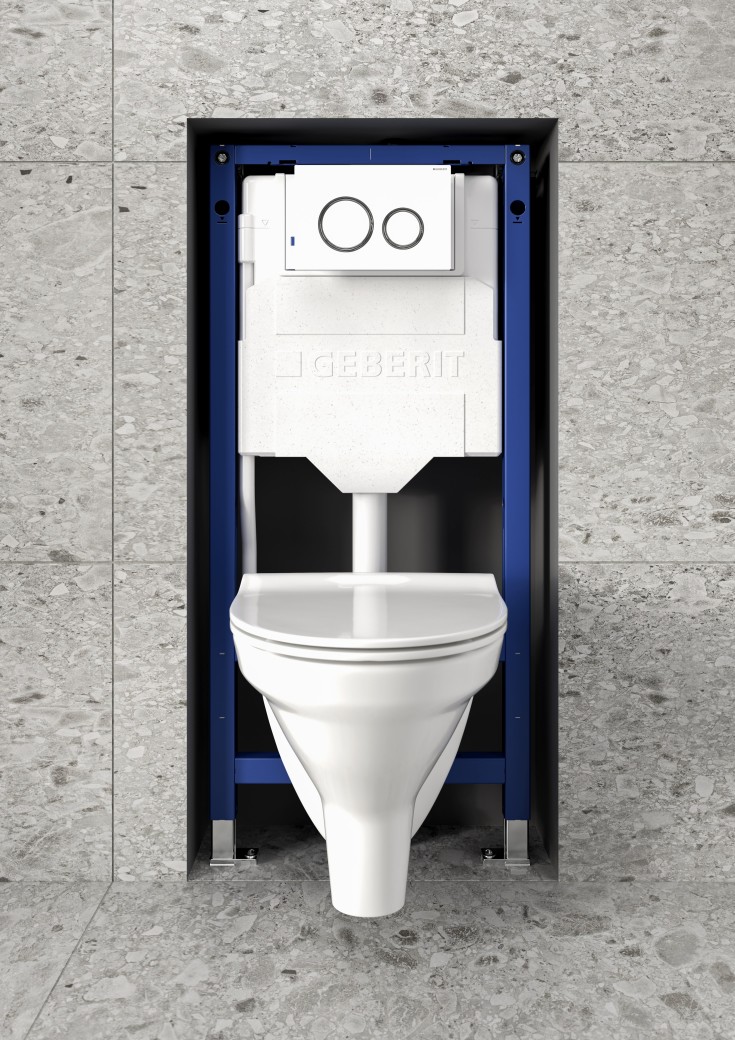 Ifö Spira Classic væghængt toilet, uden skyllekant, rengøringsvenlig, hvid