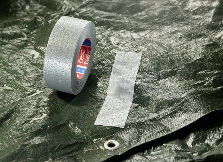 tesa silvertejp PRO 60462, 96 mm x 50 m, grå