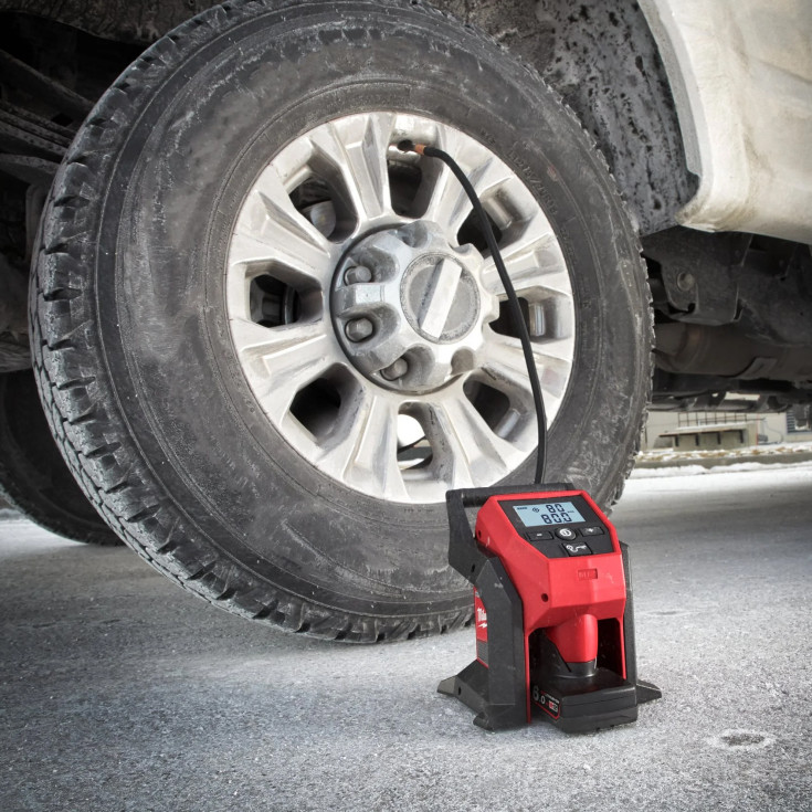 Milwaukee M12 BI-0 kompakt luftpumpe, uten batteri