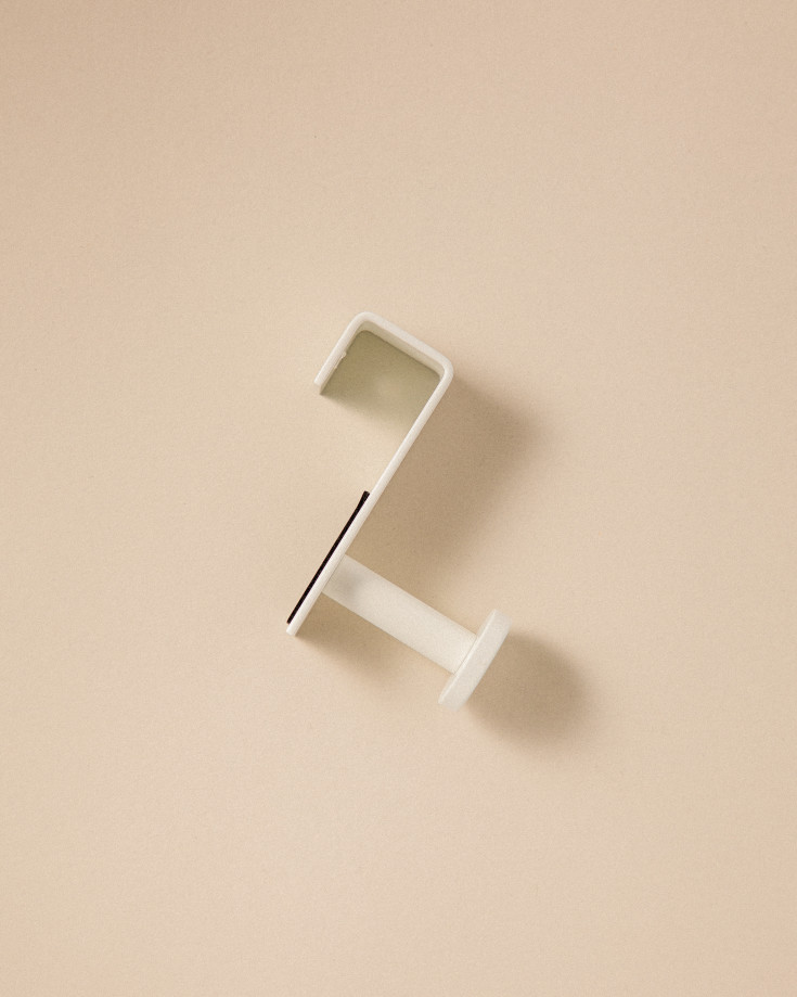 Cosmic Stick håndklædekrog, mat hvid