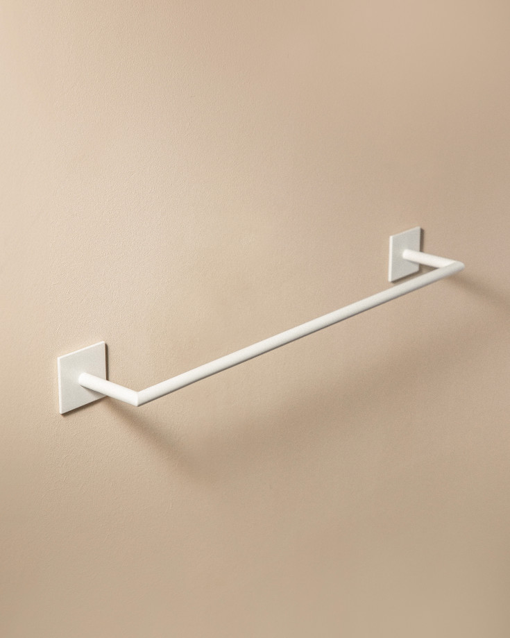 Cosmic Stick håndklædestang, 45 cm, mat hvid