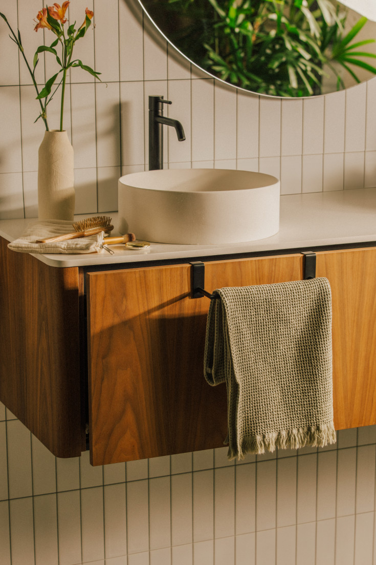 Cosmic Stick handdukstÄng, 27 cm, matt svart