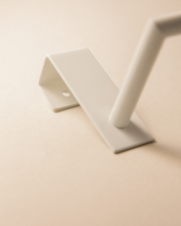 Cosmic Stick handdukstÄng, 27 cm, matt vit