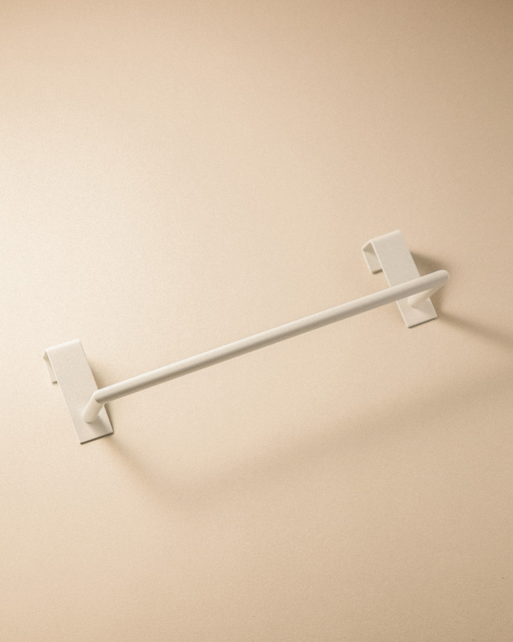 Cosmic Stick håndklædestang, 27 cm, mat hvid