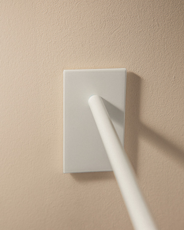 Cosmic Stick handdukstÄng, 30,9 cm, matt vit