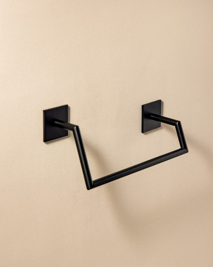 Cosmic Stick håndklædestang, 25,5 cm, mat sort