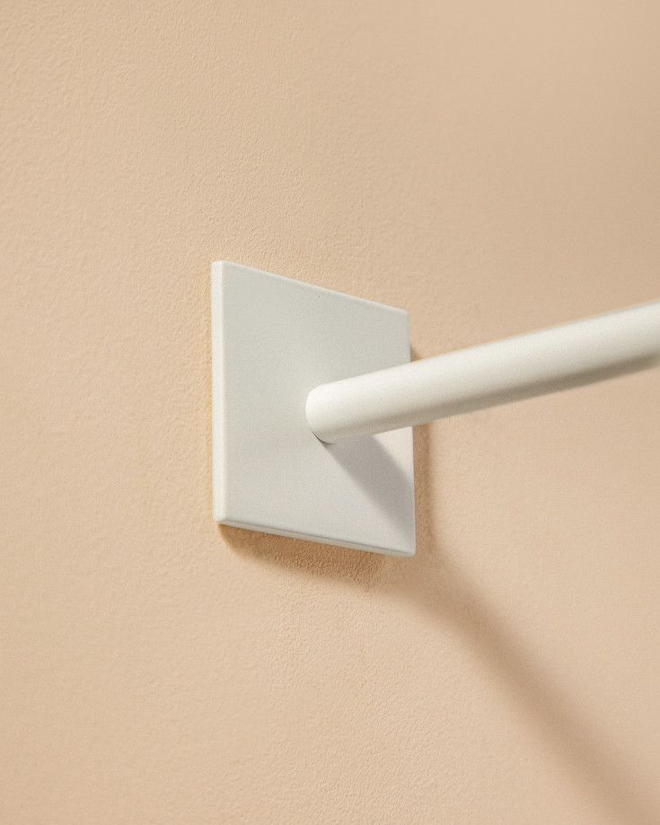 Cosmic Stick toiletrulleholder, mat hvid