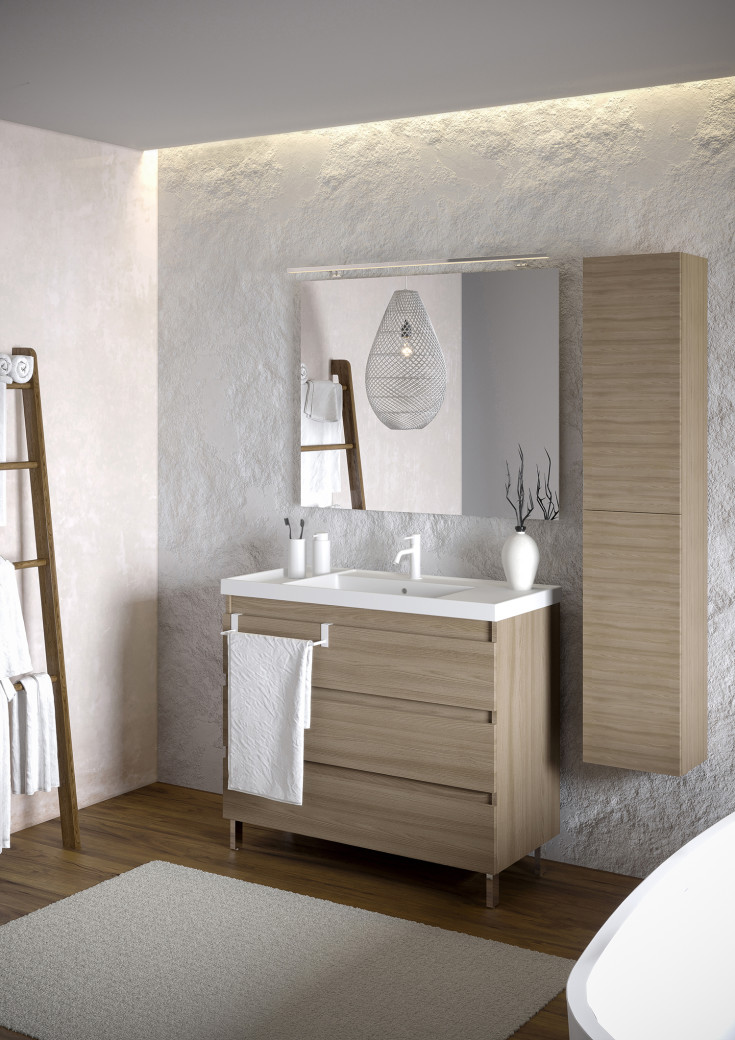 Cosmic B-Best möbelpaket, 100x61,5 cm, valnöt