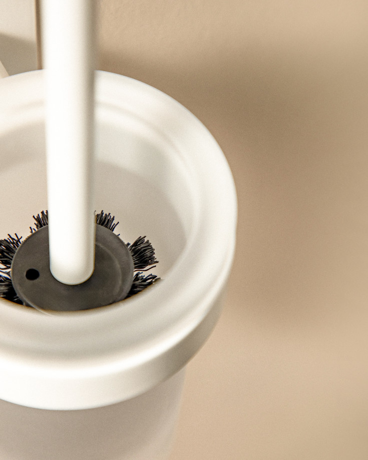 Cosmic Stick toiletbørste, mat hvid