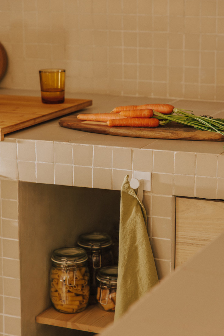 Cosmic Stick handdukskrok, matt vit