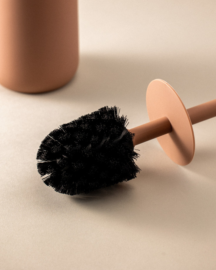 Cosmic Saona toiletbørste, mat rosa