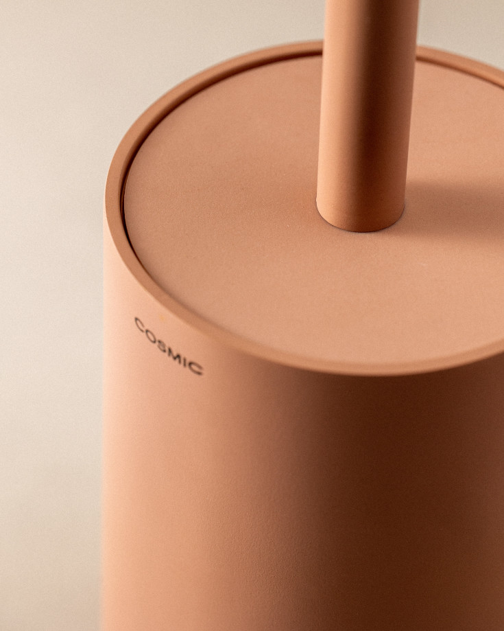 Cosmic Saona toiletbørste, mat rosa