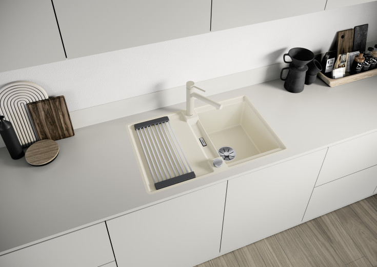 Blanco Alta II kjøkkenarmatur, hvit