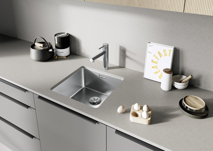 Blanco Alta II køkkenarmatur, krom